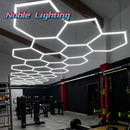 Axyaa Honeycomb LED Ceiling Light: Stylish Illumination for Garage, Showroom, and Workshop