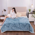 Axyaa Rosebud Floral Throw Blanket for Girls Women, Cozy Soft Flower Print Couch Decor