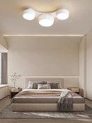 Axyaa Modern LED Chandelier for Simple White Home Lighting