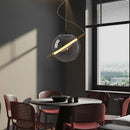 Axyaa Glass Ball Pendant Light Chandelier for Children's Room