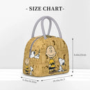 Axyaa Cartoon Dog Insulated Lunch Tote Bag - Large Capacity Thermal Lunch Box