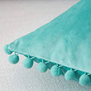 Axyaa Pom Pom Decorative Throw Pillow Covers for Home Decor.