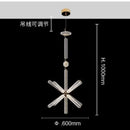 Axyaa Nordic Luxury Art Glass Chandelier for Home Decor Lighting