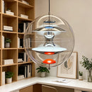 Axyaa Nordic Luxury Acrylic Pendant Chandelier White Gold Silver Modern Decor Lamp