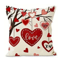 Axyaa Love Print Pillowcase - Romantic Sweet Home Decor & Gift