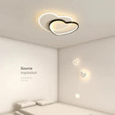Axyaa Heart LED Ceiling Lamp | Modern Love Design | Warm Lighting for Bedroom