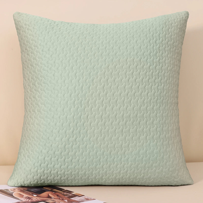 Axyaa Three-Leaf Clover Pillow Cover: Breathable, Dust Protection, Cute Design