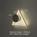 Axyaa Brass Ring LED Wall Sconce for Home Art Deco Lighting in Various Rooms