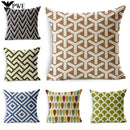 Axyaa Geometric Color Block Abstract Throw Pillow Cover