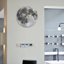 Axyaa Luminous Moon LED Wall Clock Planet Design for Home Decor