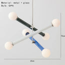 Axyaa Minimalist LED Chandelier for Living Room, Bedroom, Study, or Children's Room