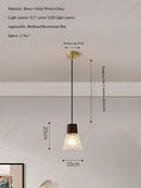 Axyaa LED Glass Lampshade Chandelier for Living Room, Bedroom, and Cafe Lighting