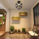 Axyaa Loft Cube Iron Ceiling Lamp for Indoor Lighting 110V220V
