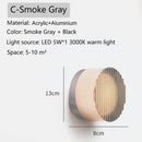 Axyaa Nordic LED Round Wall Sconce for Bedroom Decoration