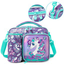 AxyaaTM Unicorn Style Lunch Bag - Large, Trendy, for Students and Teens