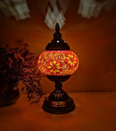 Mediterranean Style Turkish Table Lamp by Axyaa: Hand-Inlaid Glass Mosaic for Bedroom & Living Room