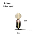Axyaa Nordic Glass Table Lamp - LED Decor Lighting for Home and Exhibition