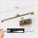 Axyaa Touch Dimmer LED Wall Lamp: Modern Nordic Sconces for Stylish Indoor Lighting