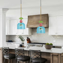 Axyaa Nordic Glass Pendant Chandelier Ceiling Lamp for Home Decor Luxurious Lighting