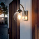 Axyaa Nordic Outdoor LED Wall Light Chrome Gold Black Waterproof Garden Balcony Decor