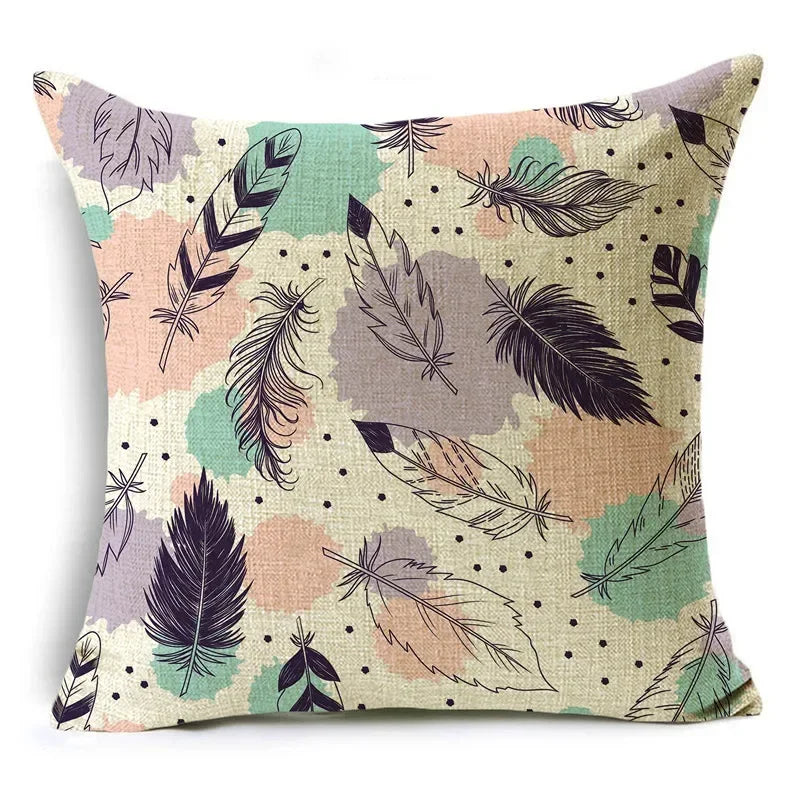 Axyaa Classic Printed Pillowcases 40*40cm/45*45cm/50*50cm Cushion Cover