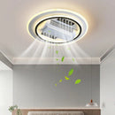 Axyaa Bladeless LED Ceiling Fan Light Remote Control Modern Home Decor Living Room
