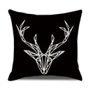 Axyaa Nordic Decorative Cushion Covers in Black & White for Sofa, Bed, Party