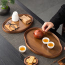 Axyaa Wooden Serving Tray: Stylish Coffee Table Decor, Fruit Platter, Food Dish Tray