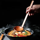 Axyaa Ramen Noodle Spoon: Japanese Wooden Eating Utensil for Korean Cuisine
