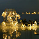 Axyaa Eid Star Moon LED String Lights Ramadan Decor