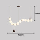 Axyaa Nordic Home Decor Stair Chandelier Pendant Lights Ceiling Light Indoor Lighting