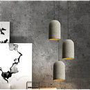 Axyaa Nordic Ins Cement Pendant Light for Dining Bedroom Study Unique Decor