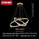 Axyaa Butterfly Chandelier Ring Pendant Lamp for Living Room and Bedroom