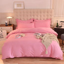 Axyaa 2024 Luxury Cotton Thickened Solid Color Four-Piece Set