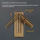 Axyaa LED Adjustable Reading Wall Lamp with Switch for Elegant Bedroom Atmosphere