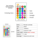 Axyaa RGBW LED GU10 Spotlight | 16 Color Remote Control Bulb