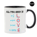 Axyaa Love Mug 11oz Ceramic Coffee Cup Friends Birthday Gift Christmas Mug