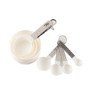 Axyaa Stainless Steel Measuring Cups Spoons Set Kitchen Utensils Accessories