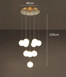 Axyaa Modern LED Chandelier Pendant Ceiling Light for Dining Room