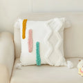 Axyaa Bohemian Tufted Cushion Cover for Sofa, Removable Washable Pillowcase