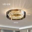 Axyaa Nordic Crystal Ceiling Light Chandelier for Living Room & Bedroom