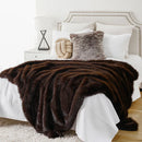 Axyaa Luxury Faux Fur Blanket for Bed and Sofa - Soft and Warm Blanket