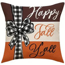 Axyaa Farm Fresh Pumpkins Pattern Cushion Cover for Sofa, Bedroom, Car