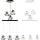 Axyaa Modern Industrial Iron Chandelier Pendant Light for Living Room Kitchen