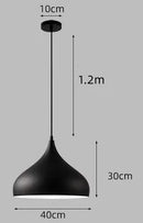 Axyaa Metal Pendant Light Industrial E27 Nordic Style for Kitchen Bar Dining Room