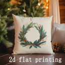 Christmas-inspired Axyaa Pillowcases for Home Decor, Sofa, Bedroom, Car - Patterned Cushion Cover
