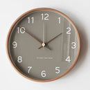 Axya Nordic Wood Wall Clock - Modern Minimalist Silent Quartz Home Decor