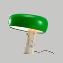 Axyaa Marble Mushroom Table Lamp - Minimalist Snoopy Art, Creative Light for Home Décor