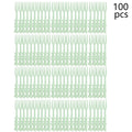 Axyaa Reusable Plastic Fruit Fork Set for Kitchen, Picnic, Camping - 100PCS
