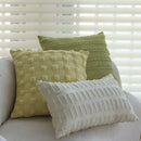 Axyaa Green Polyester Cushion Cover 45X45 Cute Throw Pillowcase Sofa Decor